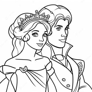 Page De Coloriage Prince Et Princesse 94151-33402