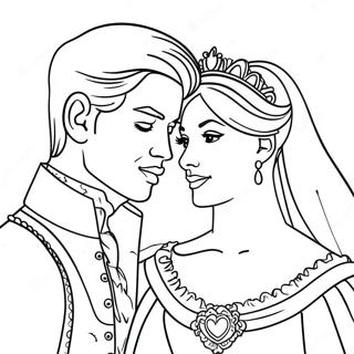 Page De Coloriage Prince Et Princesse 94151-33404