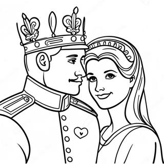 Page De Coloriage Prince Et Princesse Royal 94152-33406