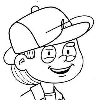 Page De Coloriage Le Chapeau Iconique De Hey Arnold 94181-33440