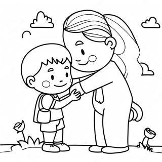 Page De Coloriage De La Gentillesse Et Du Respect 94256-33485