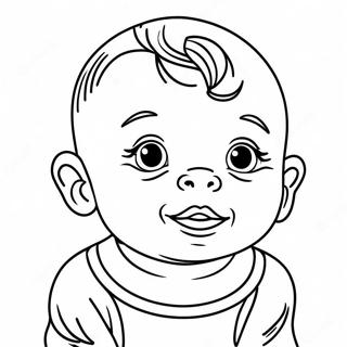 Bébé Réaliste Pages À Colorier