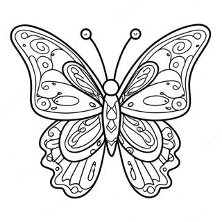 Page De Coloriage De Papillon Unique 94356-33563