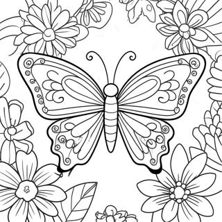 Page De Coloriage De Papillon Unique 94356-33564