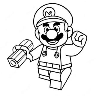 Lego Mario Pages À Colorier