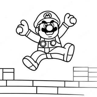 Page De Coloriage Lego Mario Sautant Par Dessus Des Obstacles 94384-33664