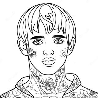 Lil Peep Pages À Colorier