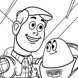 Page De Coloriage De Laventure De Woody Et Buzz Leclair 94565-33782