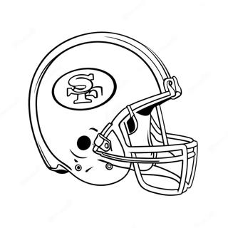 Page De Coloriage Du Logo Des San Francisco 49ers 94692-34018