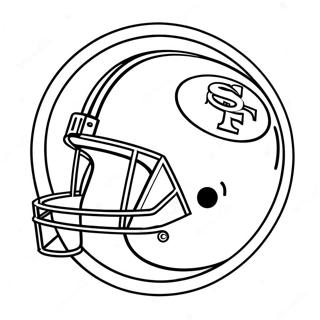 Page De Coloriage Du Logo Des San Francisco 49ers 94692-34020