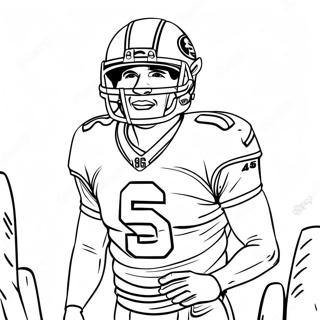 Page De Coloriage Dun Joueur De Football Des San Francisco 49ers 94694 34025