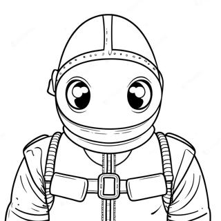 Page De Coloriage Du Garde Masque De Squid Game 94799 34112