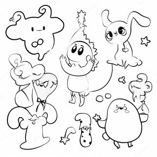 Page De Coloriage De Personnages De Nombres Colores 94849-34142