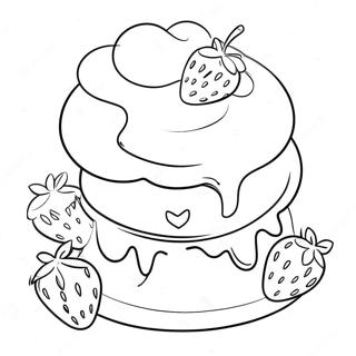 Page De Coloriage De La Vieille Original De La Tarte Aux Fraises 94899-34179