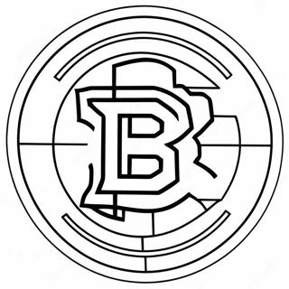 Page De Coloriage Du Logo Des Bruins 95003-34259