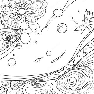 Page De Coloriage Dune Scene Galactique Coloree 95055-34301