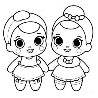 Page De Coloriage De Poupees Lol Mignonnes 95157-34382
