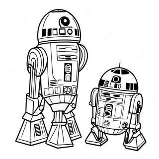 R2d2 Pages À Colorier