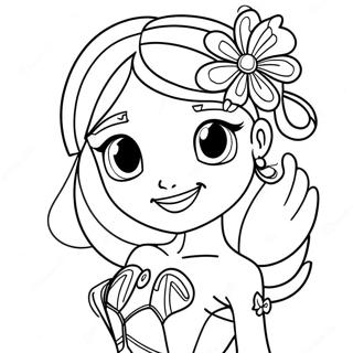 Page De Coloriage De Flora Du Winx Club 95386-34562