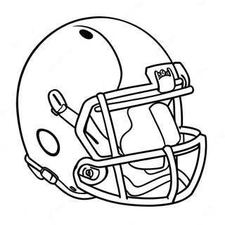 Casque De Football Pages À Colorier