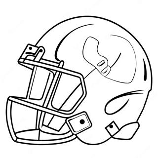 Page De Coloriage De Casque De Football 95537-34678