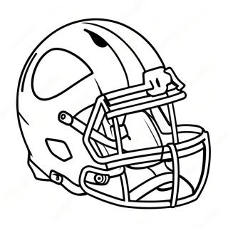 Page De Coloriage De Casque De Football 95537-34679