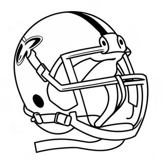 Page De Coloriage De Casque De Football 95537-34680