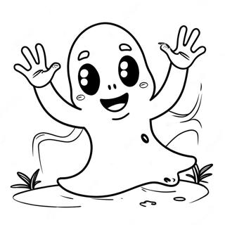 Page De Coloriage Du Fantome High Five En Action 95668-34831