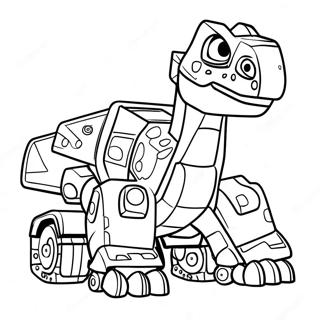 Dinotrux Pages À Colorier