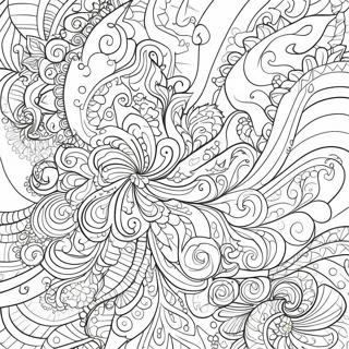 Page A Colorier De Tourbillons Psychedeliques 9582-2703