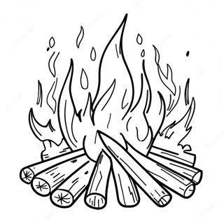 Page De Coloriage De Feu De Camp 96180-35214