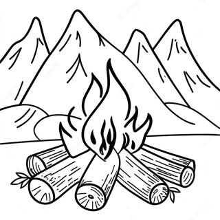 Page De Coloriage De Feu De Camp 96180-35216