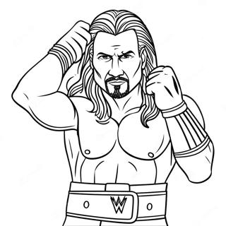 Page De Coloriage Wwe 96232-35254