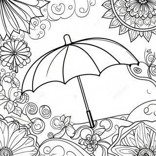 Page De Coloriage De Parapluie 96258-35276