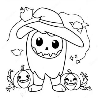 Page De Coloriage Anime Halloween 96284-35295