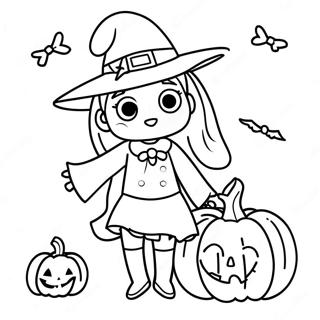 Page De Coloriage Anime Halloween 96284-35296