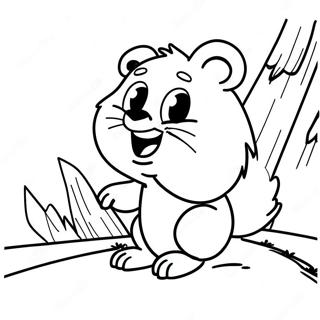 Page De Coloriage Grizzy Et Les Lemmings 96387-35375