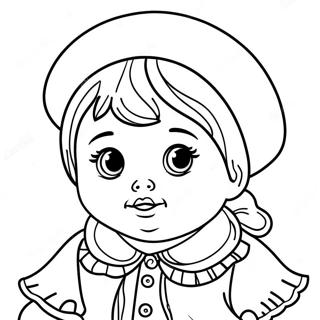 Page A Colorier De Poupee Bebe 96439-35414