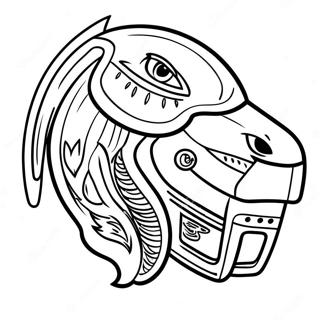 Page De Coloriage Du Logo Des Seahawks 96490-35454