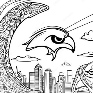 Page De Coloriage Du Logo Des Seahawks 96490-35456