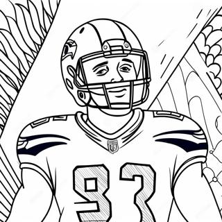 Page De Coloriage Dun Joueur Des Seahawks En Action 96491-35458