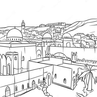 Israël Pages à colorier