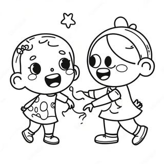 Page De Coloriage Denfants Heureux Soutenant Le Cancer 97007 36035