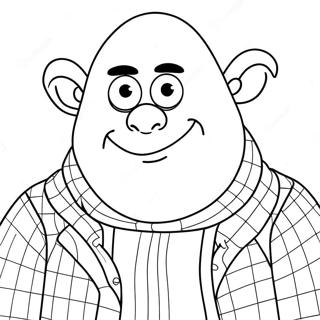 Page De Coloriage De Gru Amusant 97263 36227