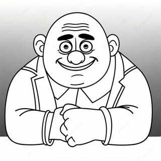 Page De Coloriage De Gru Malefique 97265 36233