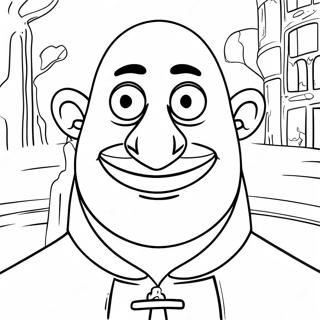 Page De Coloriage De Gru Malefique 97265 36236