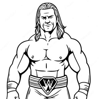 Page De Coloriage De Wwe A Lignes Audacieuses 97312-36257