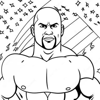 Page De Coloriage De Wwe A Lignes Audacieuses 97312-36259