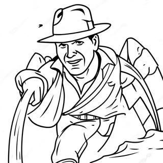 Page De Coloriage Dindiana Jones Aventureux En Action 97389-36323