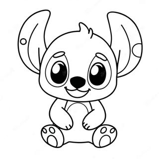 Page De Coloriage De Stitch Mignon En Costume 97441-36361